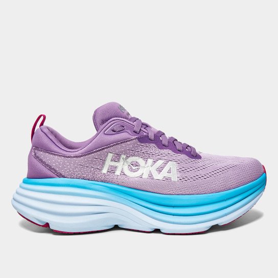 Tênis Hoka One One Bondi 8 Feminino - Lilás Menor preço em Tênis Hoka One One Bondi 8 Feminino - Lilás