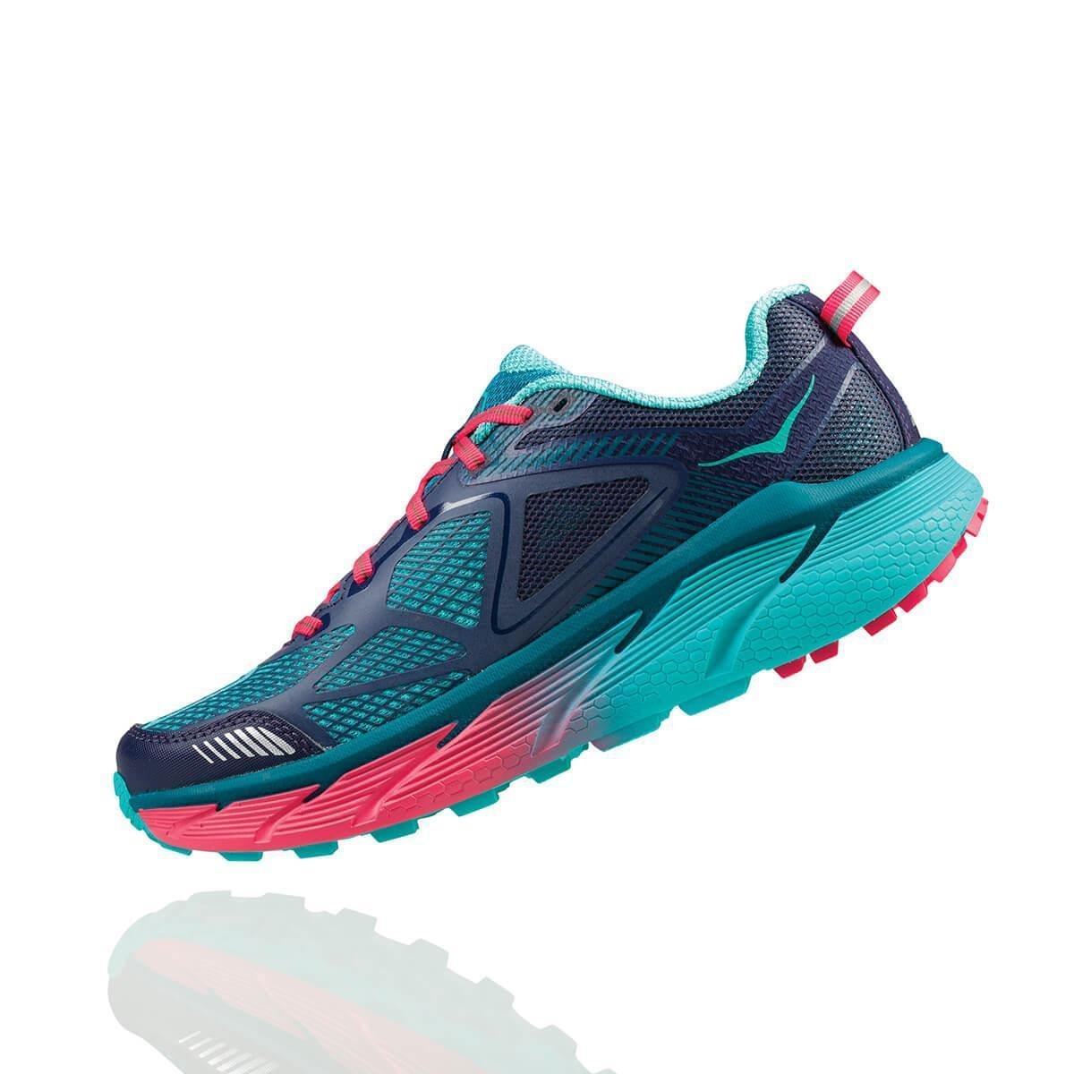 Tênis hoka one one challenger Feminino Azul e Verde Netshoes