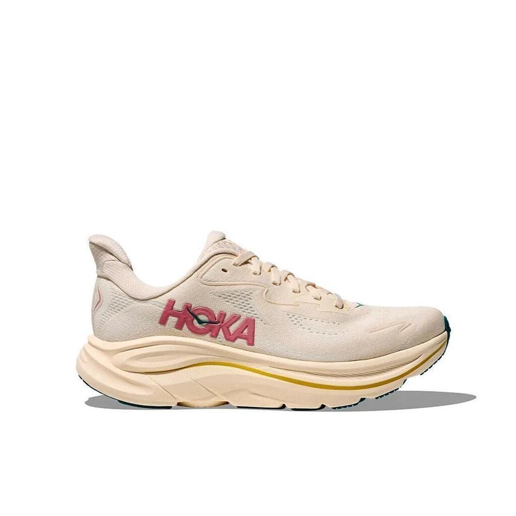 Tênis Hoka One One Clifton 10 Bege/Rosa Feminino