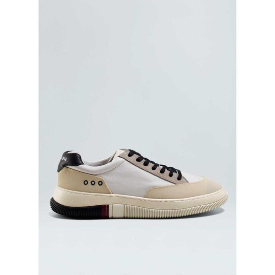 Tênis Hybrid Laces Nobuck Masculino Preto - Branco+Areia Menor preço em Tênis Hybrid Laces Nobuck Masculino Preto - Branco+Areia