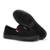 Tênis Iate Voe Unissex Lindo Slip On Moda Casual + Palmilha Com Bolha Em Gel - Preto