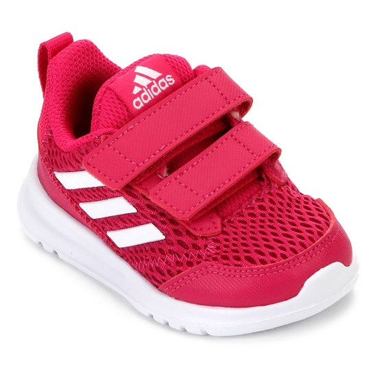 Tênis Infantil Adidas Altarun Velcro - Rosa Menor preço em Tênis Infantil Adidas Altarun Velcro - Rosa