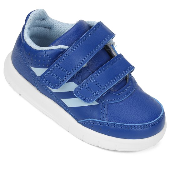 Tênis Infantil Adidas Altasport Cf Velcro - Azul e Branco Menor preço em Tênis Infantil Adidas Altasport Cf Velcro - Azul e Branco