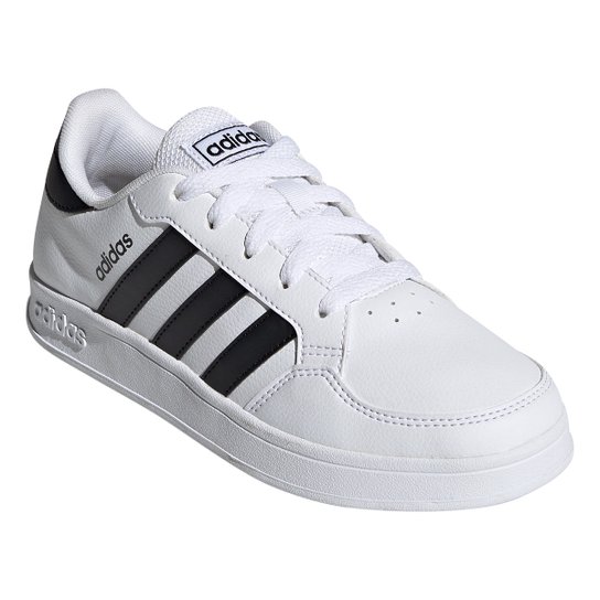Tênis Infantil Adidas Breaknet K Menina - Branco+Preto é ruim? Tênis Infantil Adidas Breaknet K Menina - Branco+Preto é boa?
