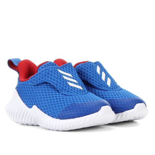Tênis Infantil Adidas Fortarun Ac - Azul+Branco Menor preço em Tênis Infantil Adidas Fortarun Ac - Azul+Branco