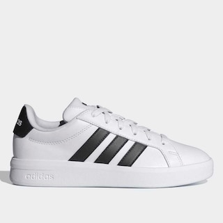 Tênis Infantil Adidas Grand Court 3.0 - Branco+Preto