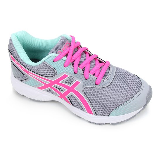Tênis Infantil Asics Buzz 4 GS - Cinza+Rosa é ruim? Tênis Infantil Asics Buzz 4 GS - Cinza+Rosa é boa?