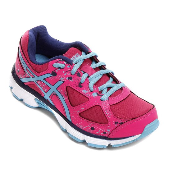 Tênis Infantil Asics Gel-Light Play 3 A Gs Masculino - Pink e Azul Menor preço em Tênis Infantil Asics Gel-Light Play 3 A Gs Masculino - Pink e Azul