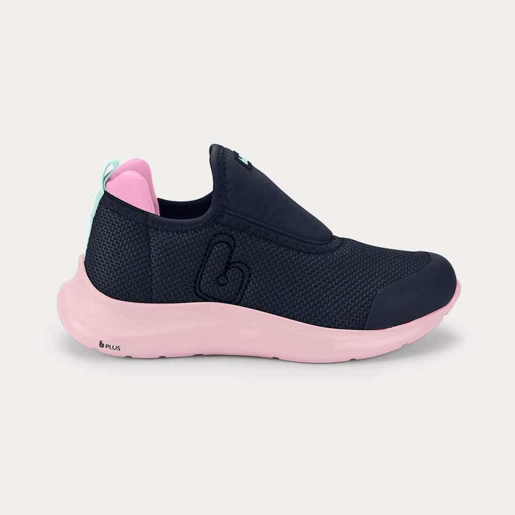 Tênis Infantil Bibi Action Azul Marinho com Rosa