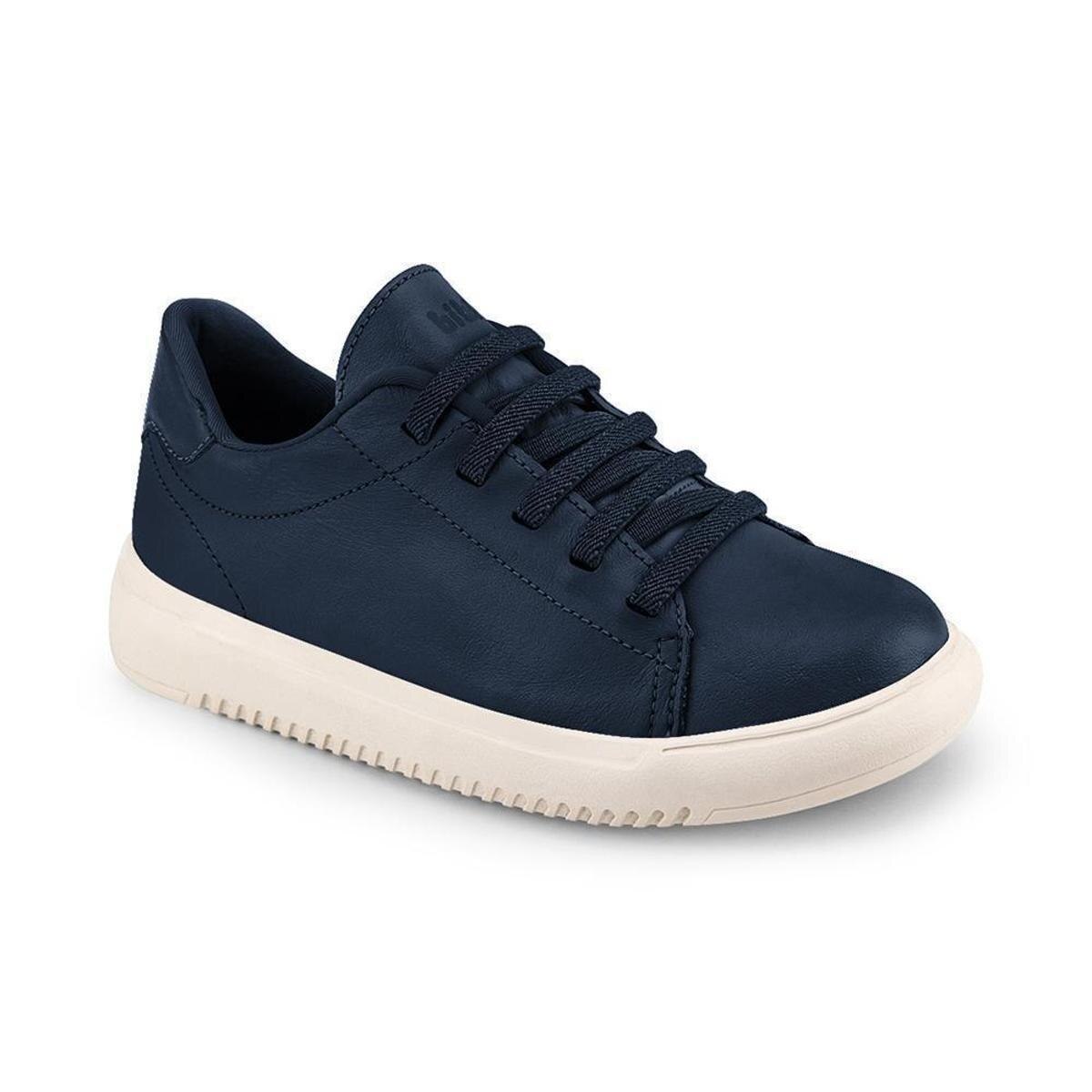 Tênis Infantil Bibi Couro Casual Azul Naval New Way 1192043 Menor preço em Tênis Infantil Bibi Couro Casual Azul Naval New Way 1192043