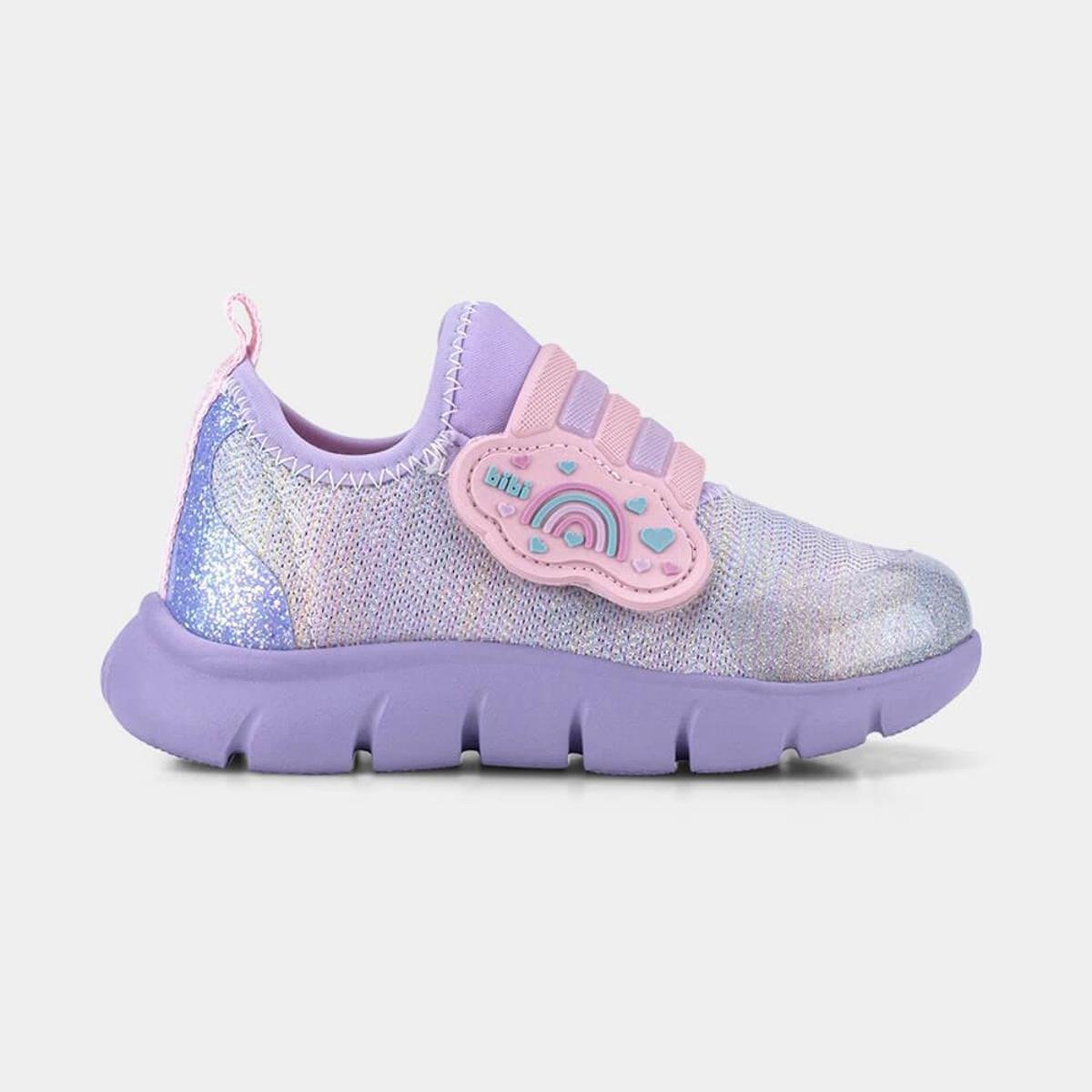 Tênis Infantil Bibi Energy Baby 2.0 Lilás de Arco Íris Menor preço em Tênis Infantil Bibi Energy Baby 2.0 Lilás de Arco Íris