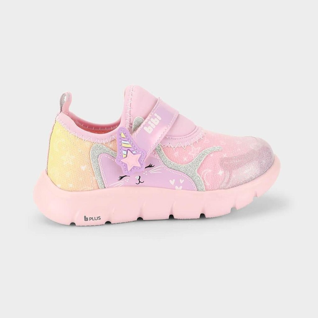 Tênis Infantil Bibi Energy Baby 2.0 Rosa de Gatinho