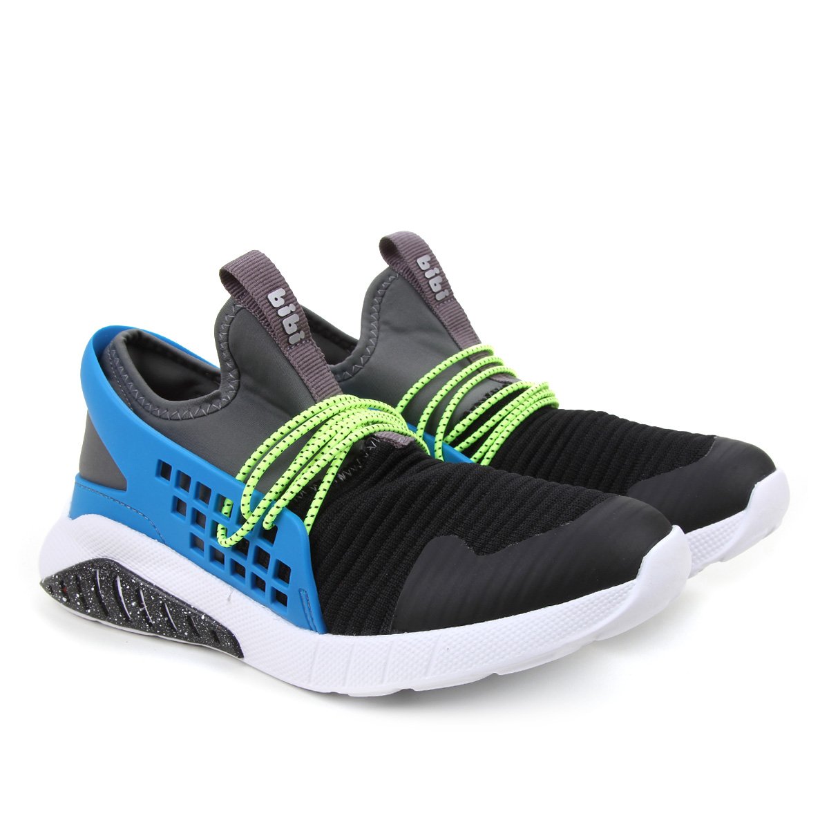 Tênis Infantil Bibi Evolution Masculino - Preto+Azul | Netshoes