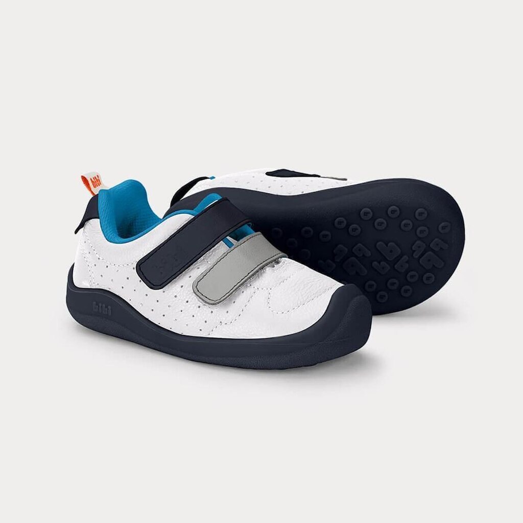 Tênis Infantil Bibi Fisioflex 5.0 Branco com Azul