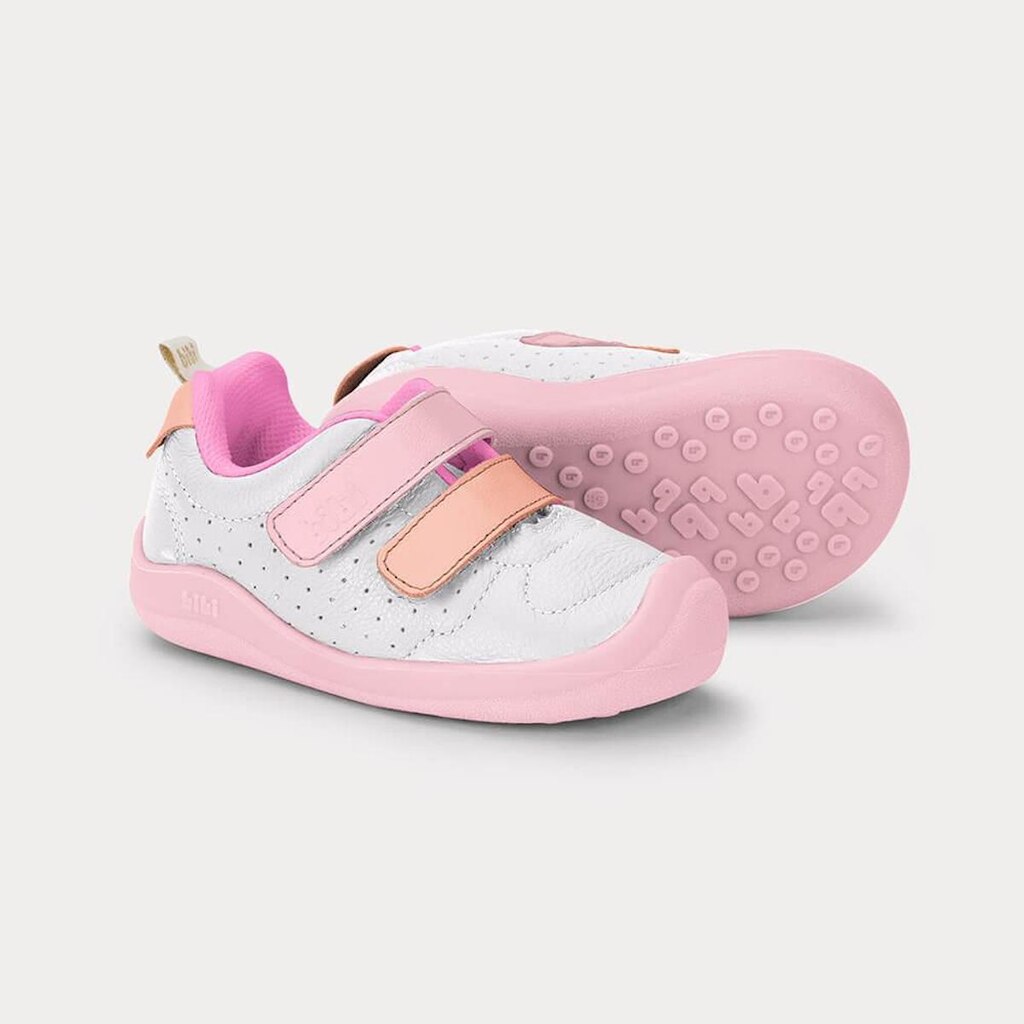 Tênis Infantil Bibi Fisioflex 5.0 Branco com Rosa 1265134