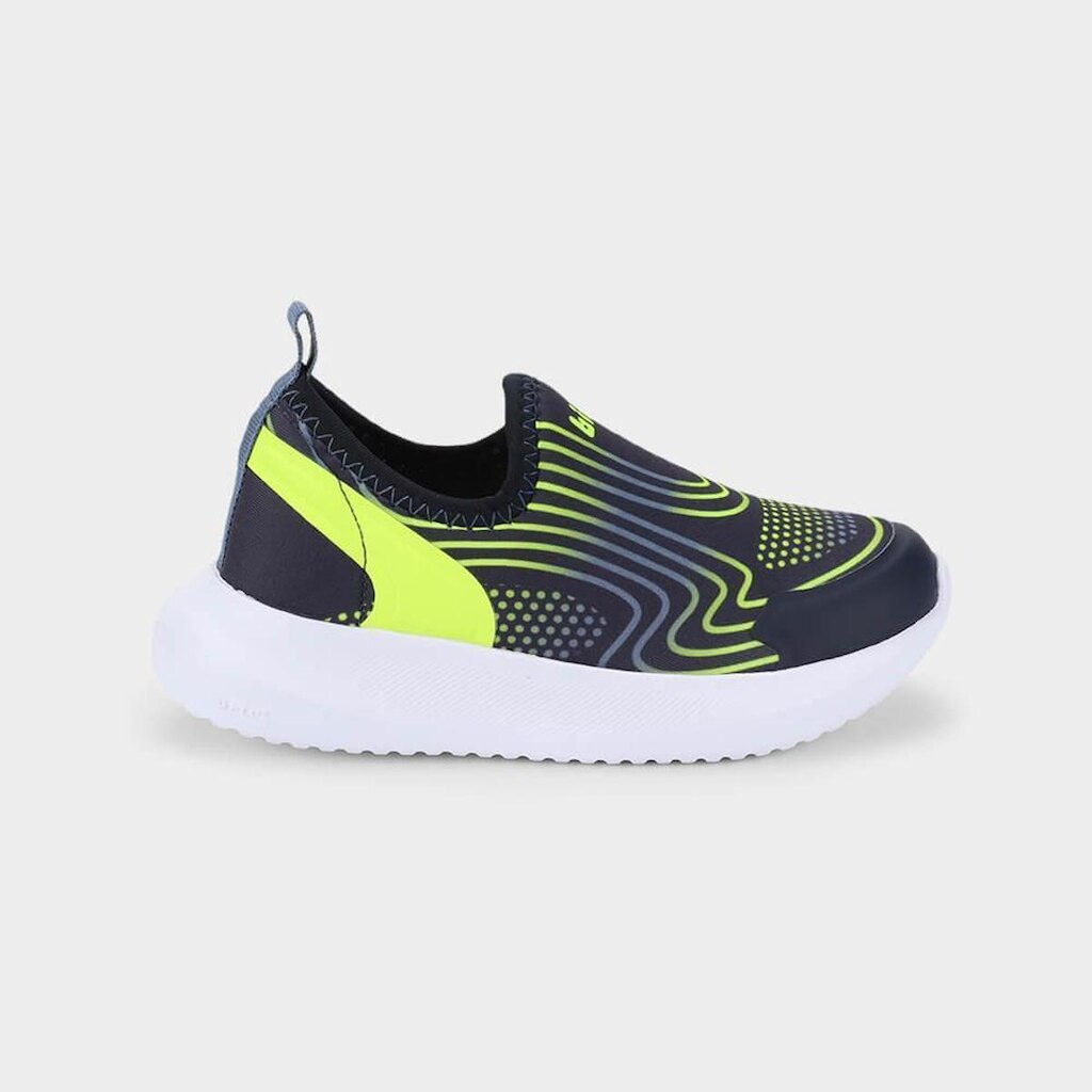 Tênis Infantil Bibi Flash Azul Marinho com Amarelo