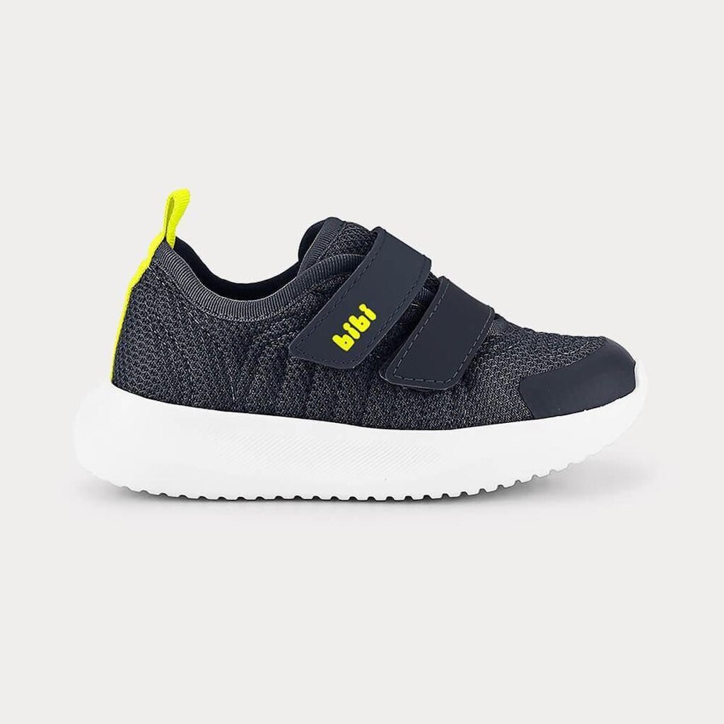 Tênis Infantil Bibi Flash Azul Marinho com Amarelo