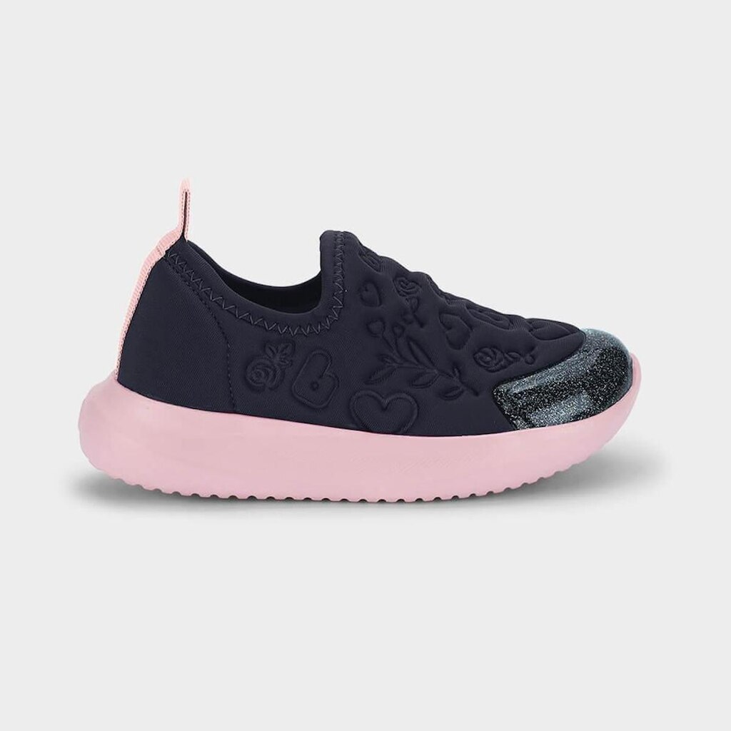 Tênis Infantil Bibi Flash Azul Marinho com Rosa