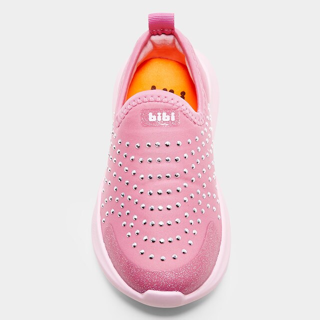Tênis Infantil Bibi Flash Baby Com Strass Menina