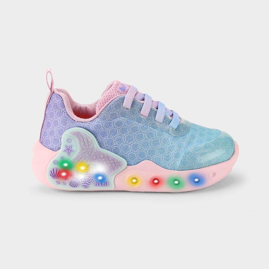 Tênis Infantil Bibi Fun Light Azul de Sereia