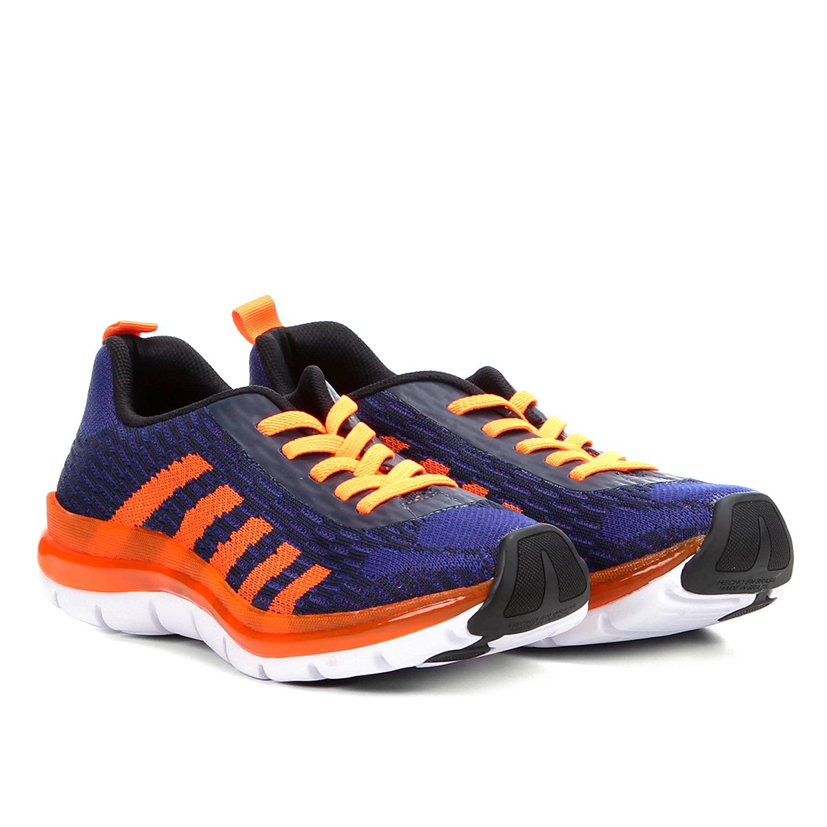 tenis bibi azul e laranja