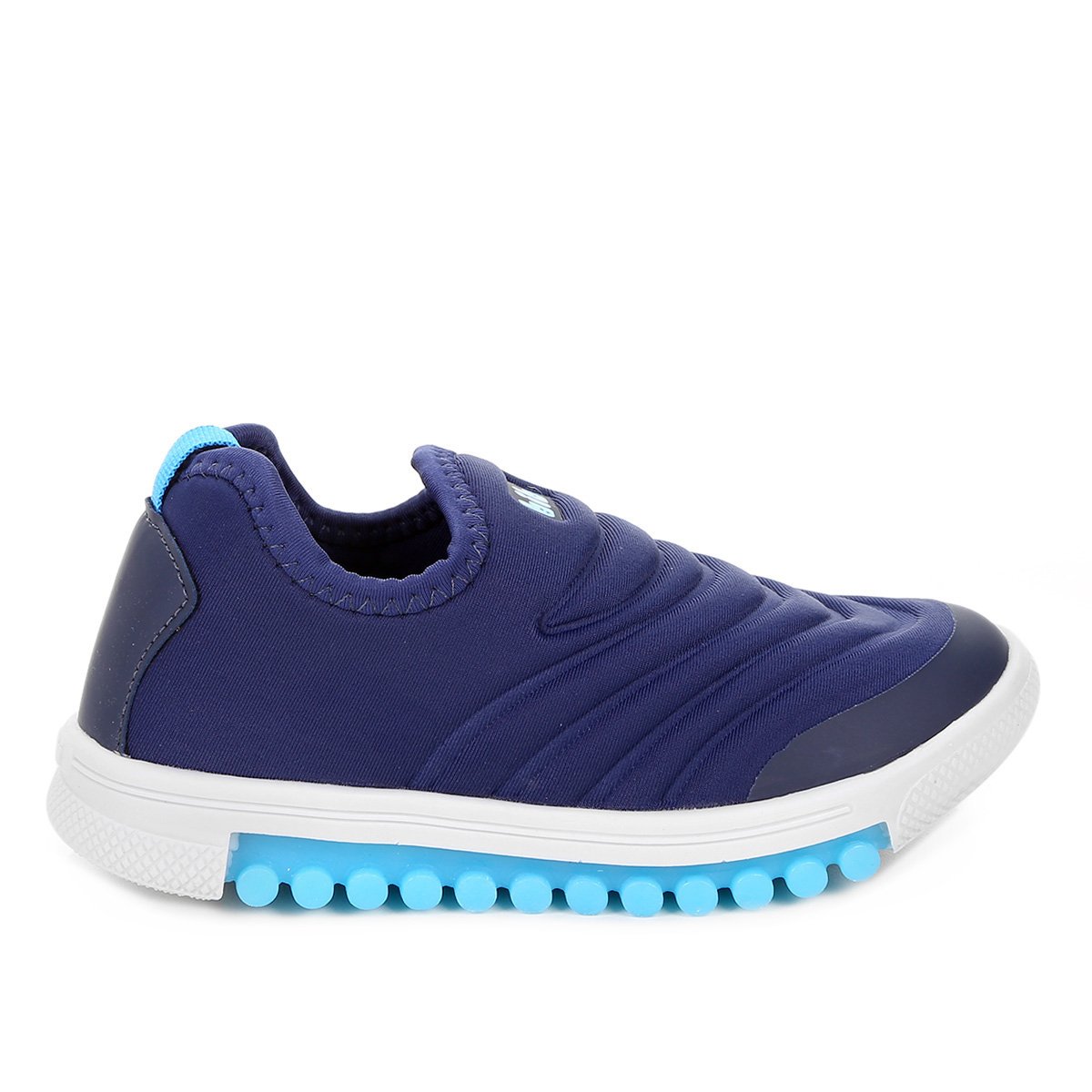 Tênis Infantil Bibi Neoprene Masculino - Marinho+Azul | Netshoes