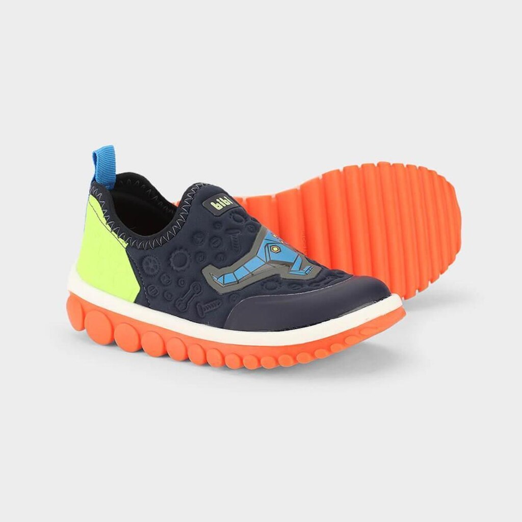 Tênis Infantil Bibi Roller 2.0 Azul de Dinossauro