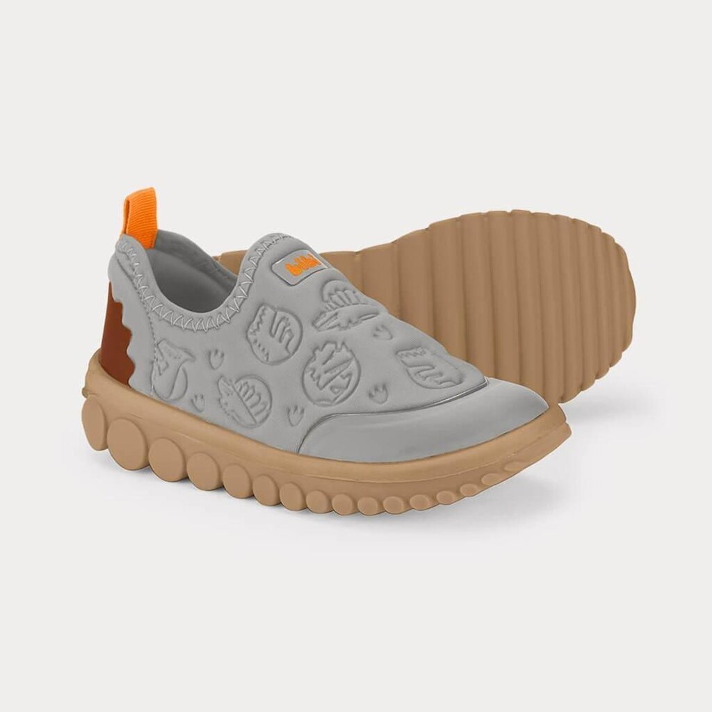 Tênis Infantil Bibi Roller 2.0 Cinza de Dinossauro 1155477