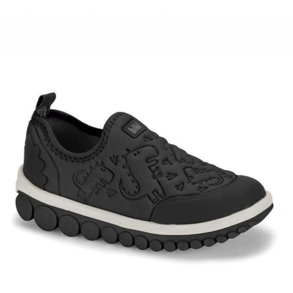TÊNIS INFANTIL BIBI ROLLER 2.0 DINOSSAURO PRETO