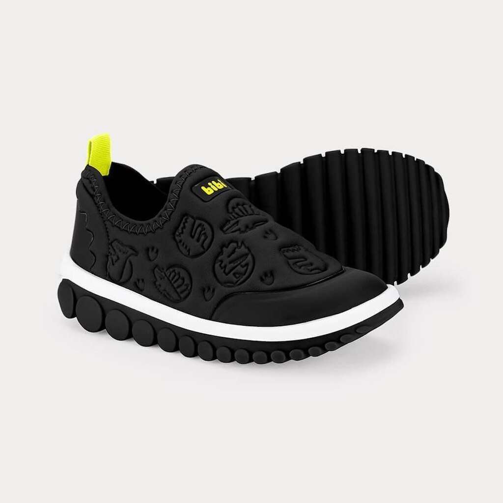 Tênis Infantil Bibi Roller 2.0 Preto de Dinossauro 1155476