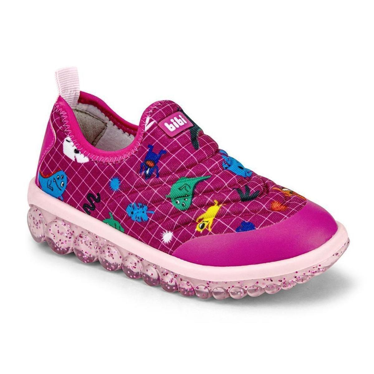 Tênis Infantil Bibi Roller Monsters Feminino Rosa - 1174003 Menor preço em Tênis Infantil Bibi Roller Monsters Feminino Rosa - 1174003
