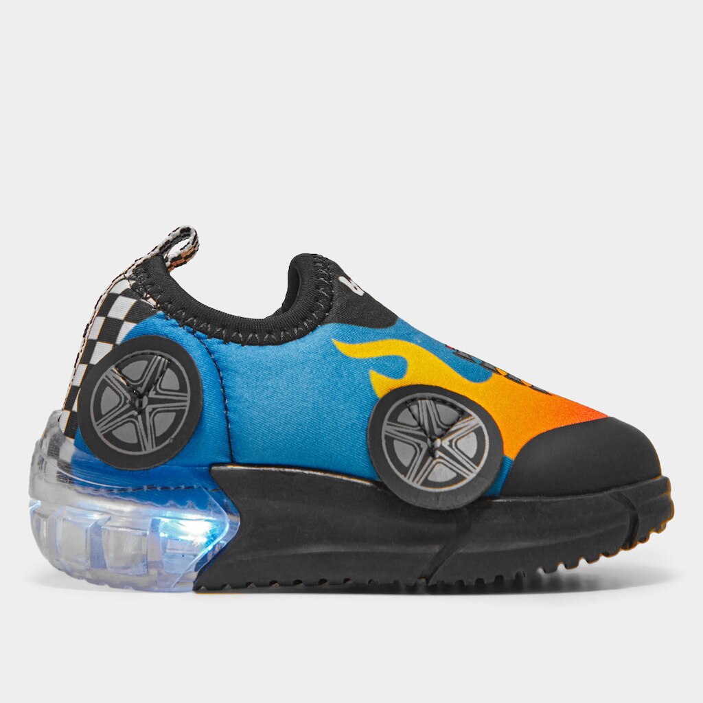 Tênis Infantil Bibi Space Com Led Menino