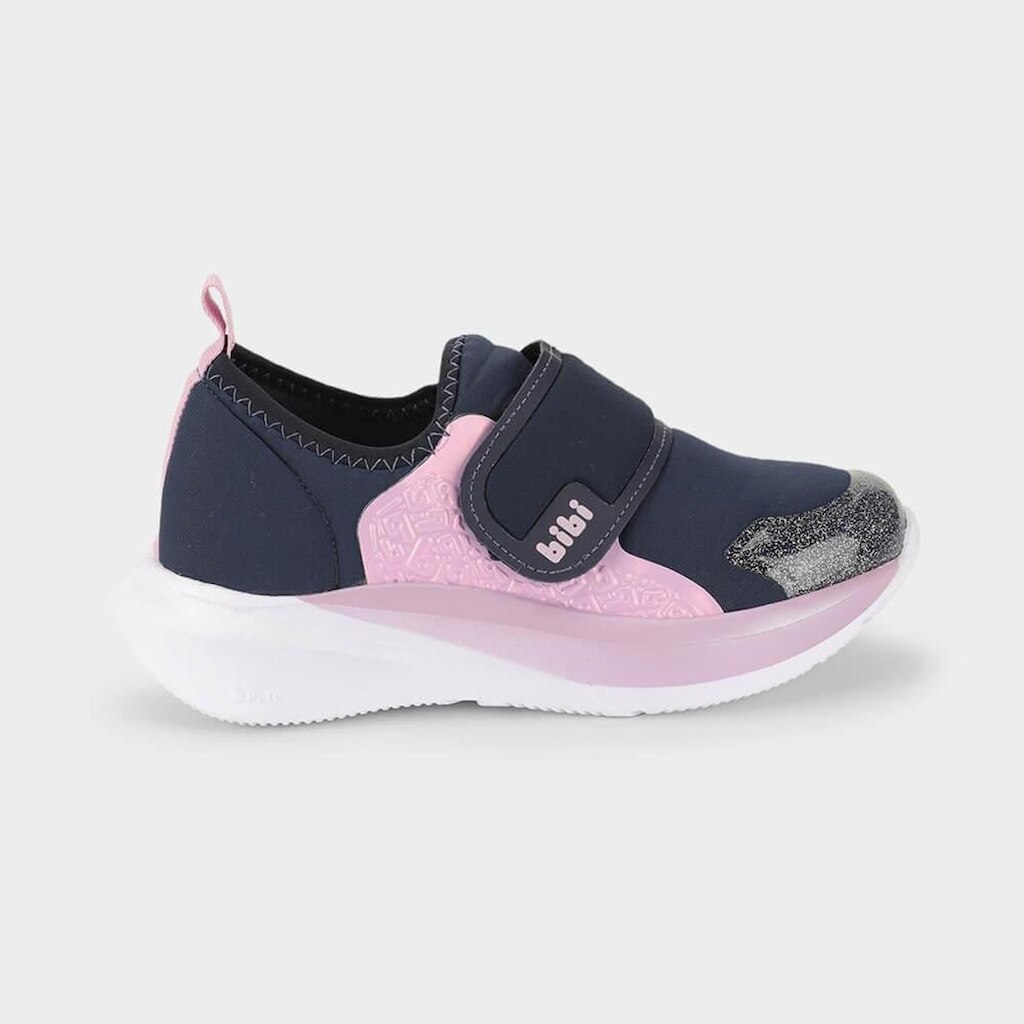 Tênis Infantil Bibi Volt Azul Marinho com Lilás