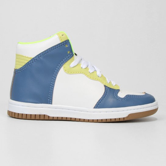 Tênis Infantil Cano Alto Fatal Ted II Cano Médio - Azul+Verde Menor preço em Tênis Infantil Cano Alto Fatal Ted II Cano Médio - Azul+Verde