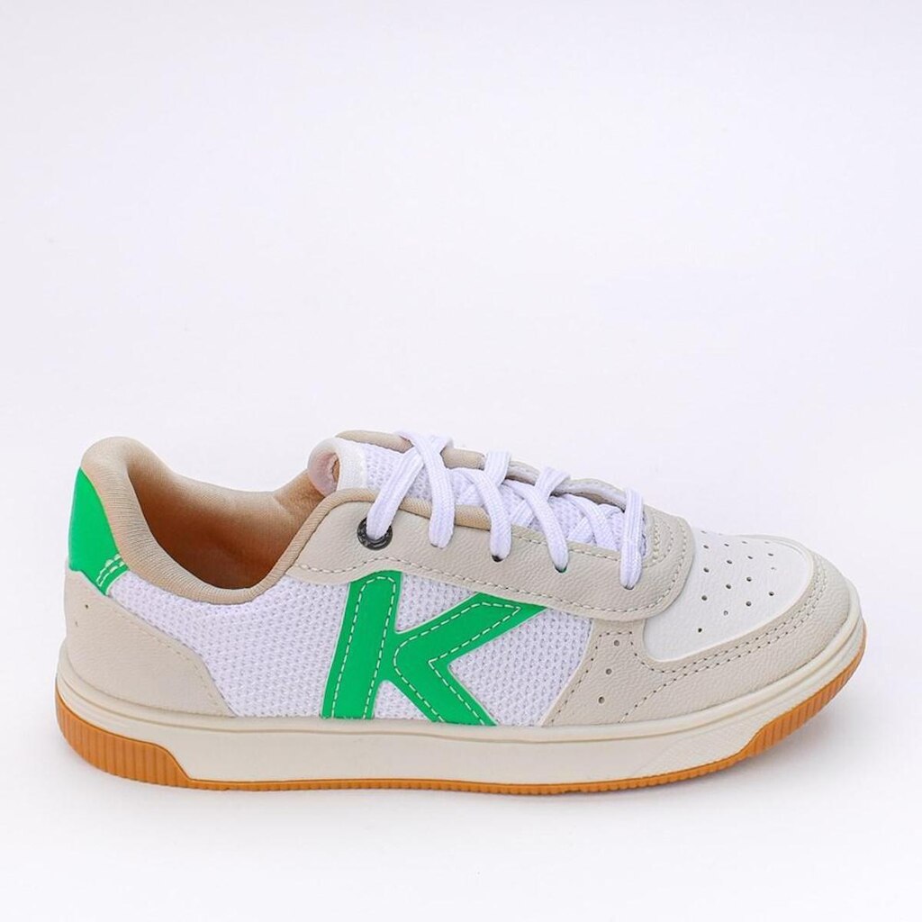 Tênis Infantil Casual Kidy Firenze Bege Natural e