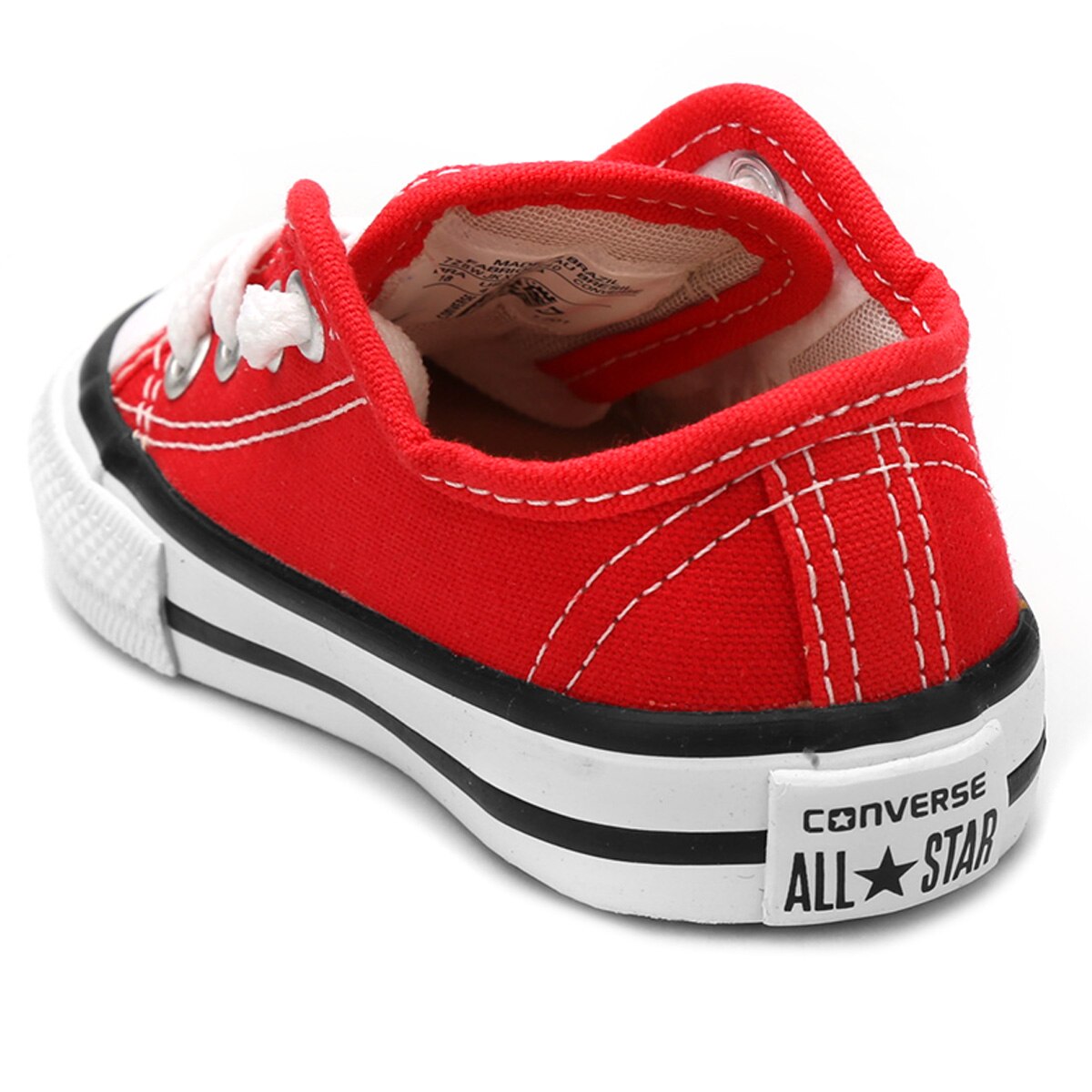 all star baby vermelho