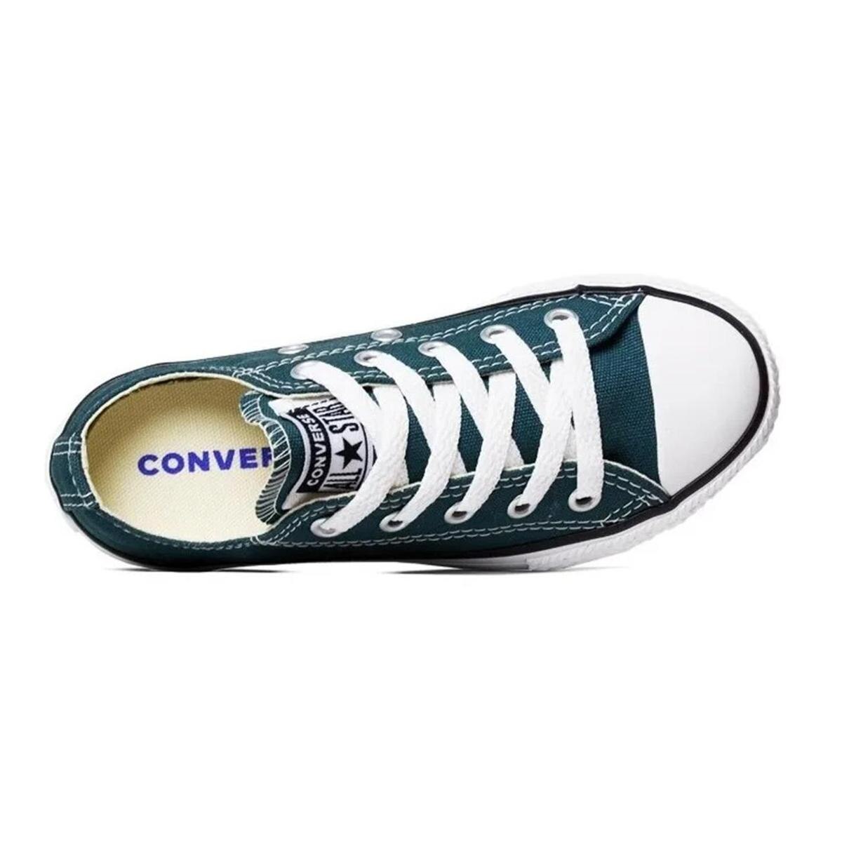 converse infantil verde