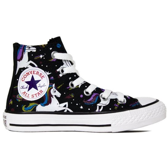 Tênis Infantil Converse Cano Alto Chuck Taylor All Star Unicórnio