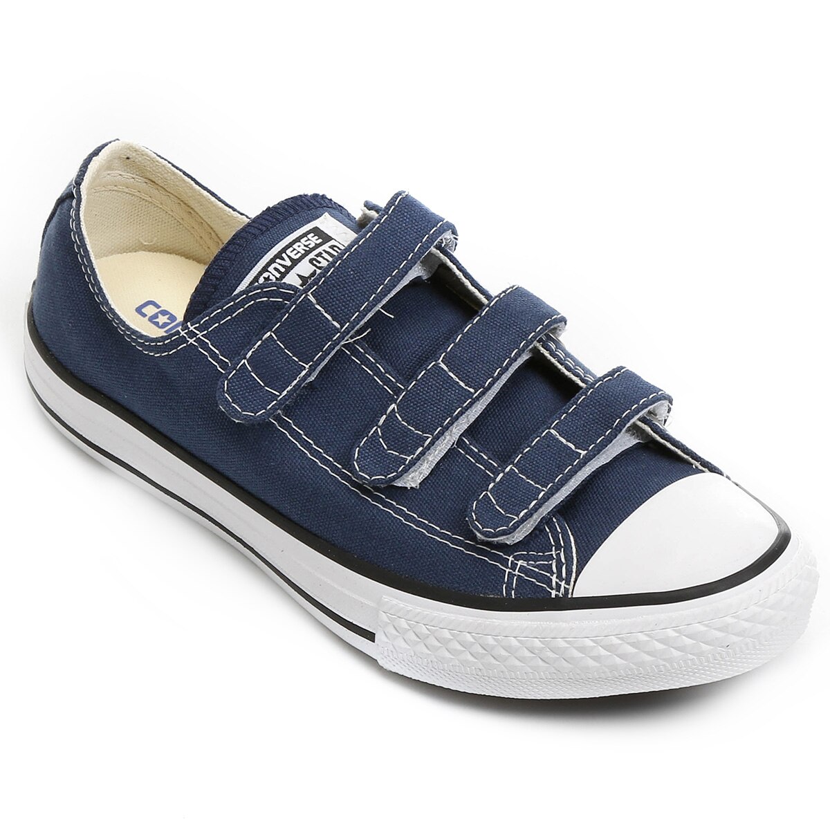 tênis infantil converse all star chuck taylor 3 velcros