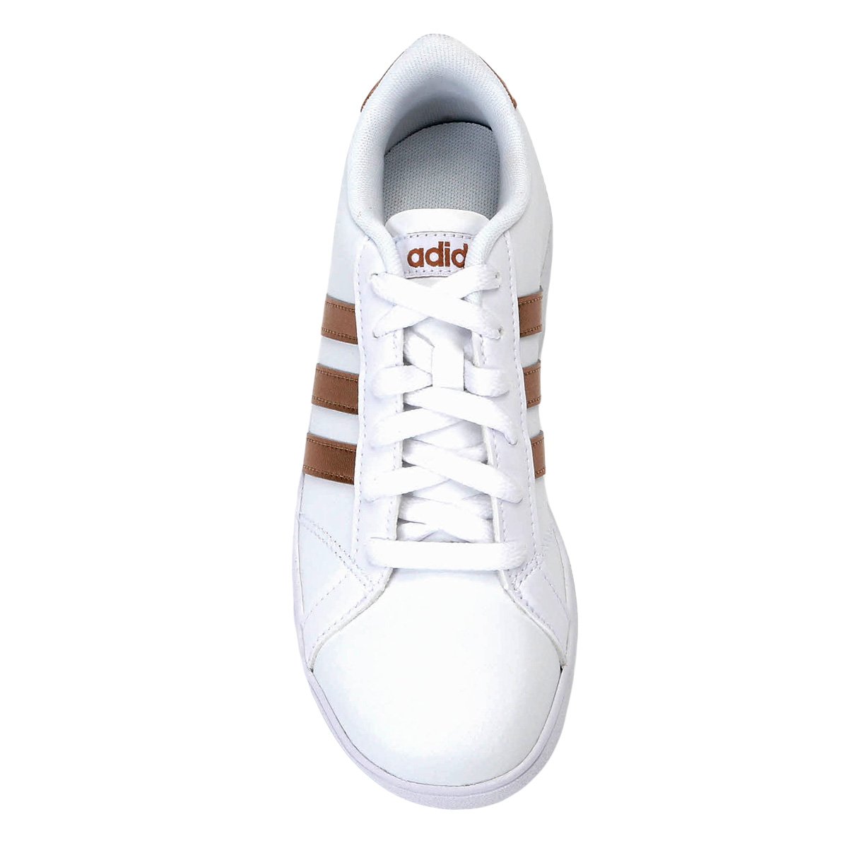 tenis adidas baseline dourado