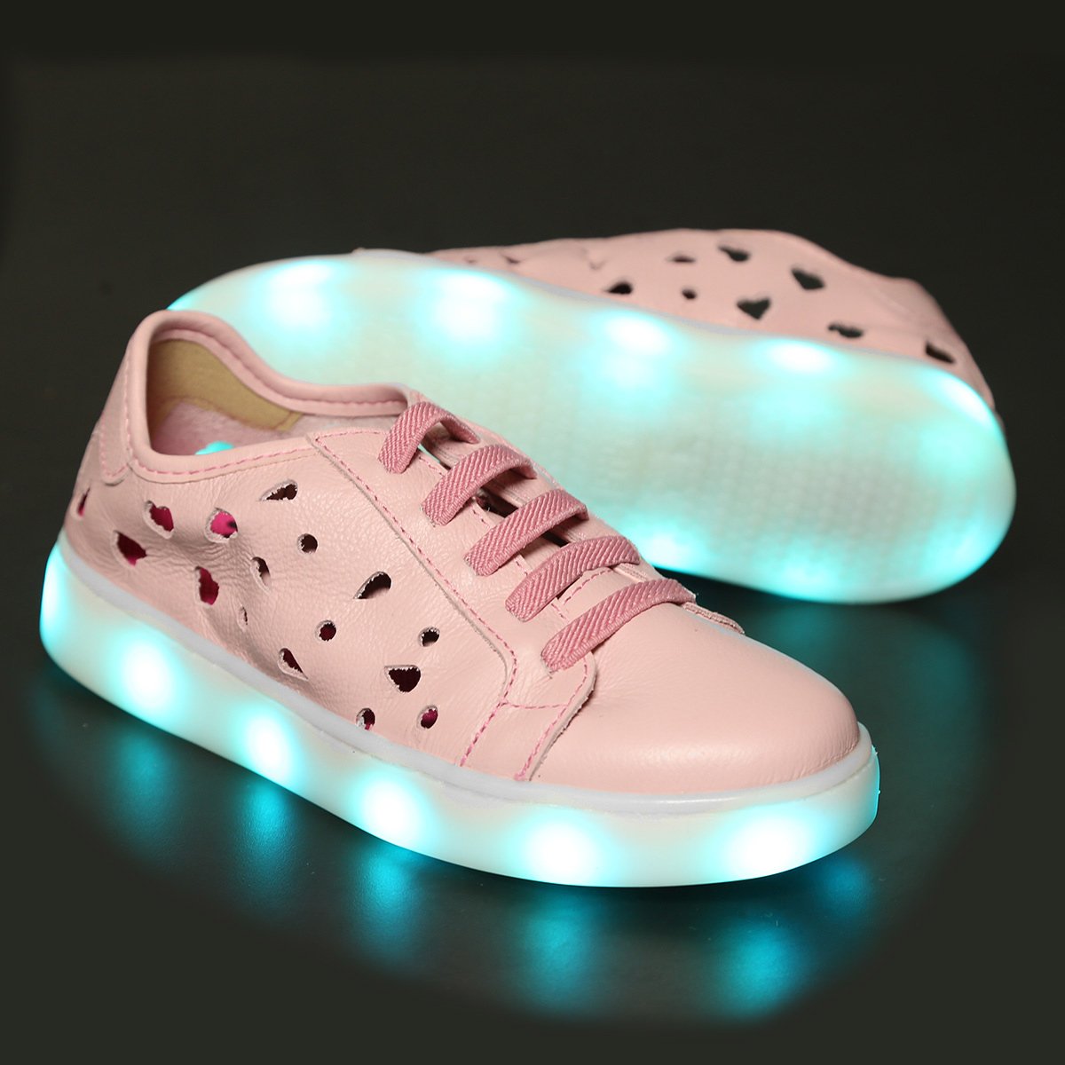 tênis infantil de led feminino