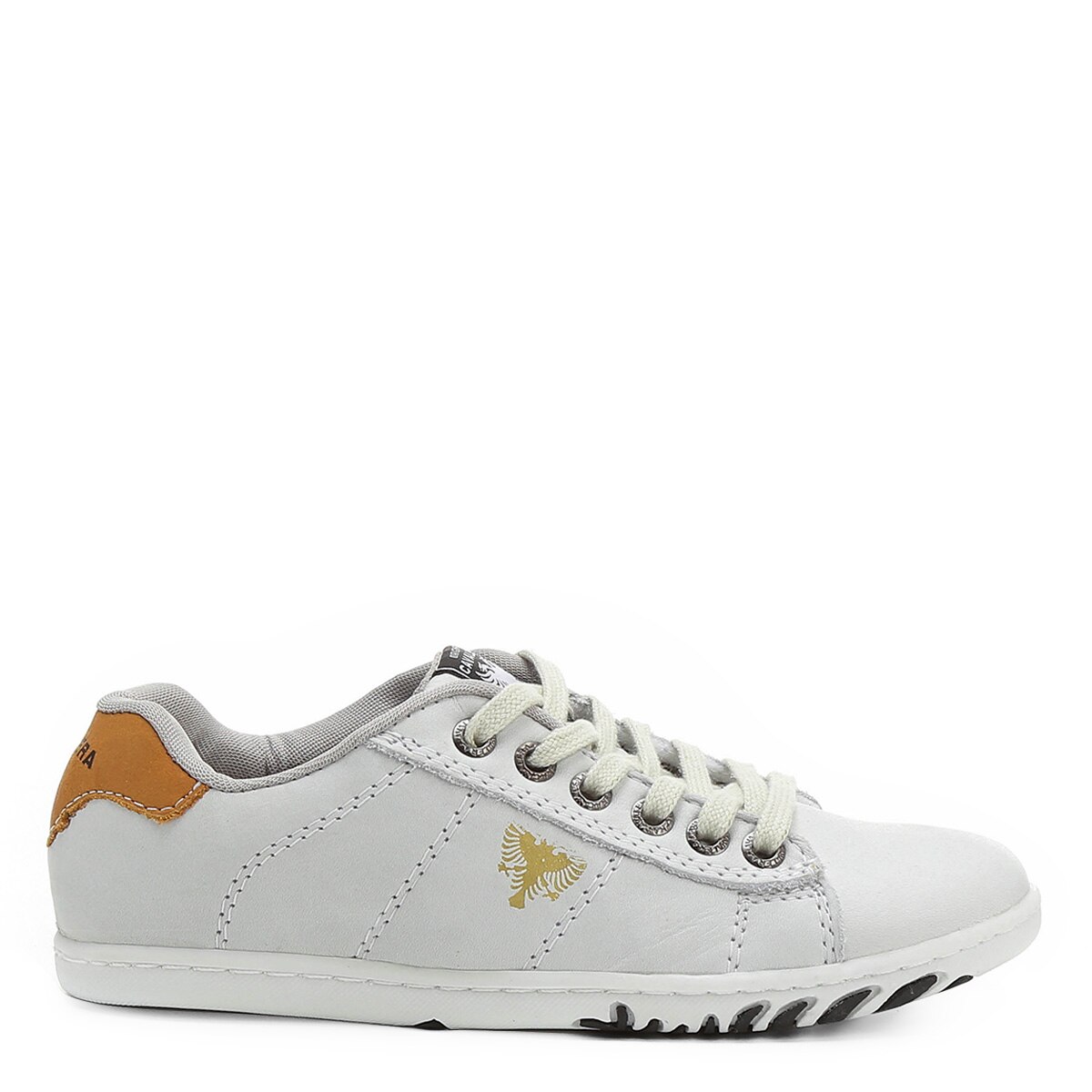 Tênis Infantil Couro Cavalera Joe Masculino - Gelo | Netshoes