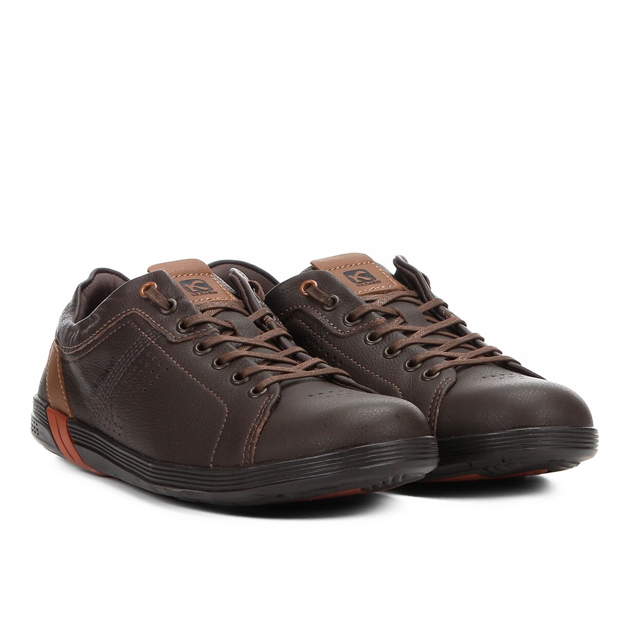 Tênis Infantil Couro Kildare City Masculino - Café | Netshoes