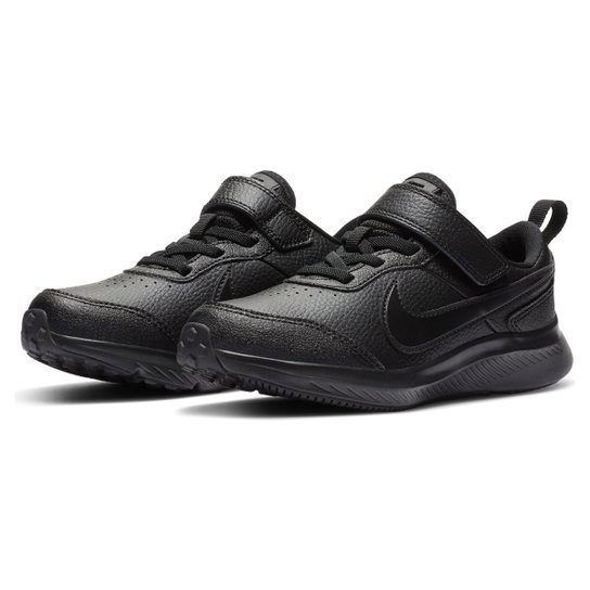 Tênis Infantil Couro Nike Varsity PSV - Preto Menor preço em Tênis Infantil Couro Nike Varsity PSV - Preto