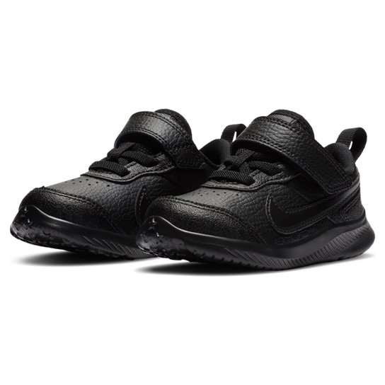 Tênis Infantil Couro Nike Varsity TDV - Preto Menor preço em Tênis Infantil Couro Nike Varsity TDV - Preto