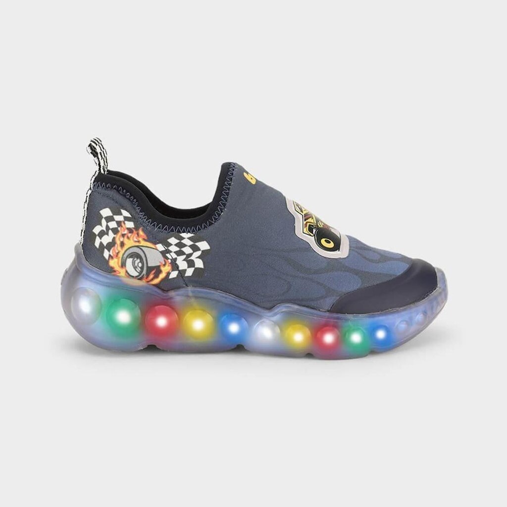 Tênis Infantil de Luz Bibi Roller Celebration 3.0 de Carro Masculino