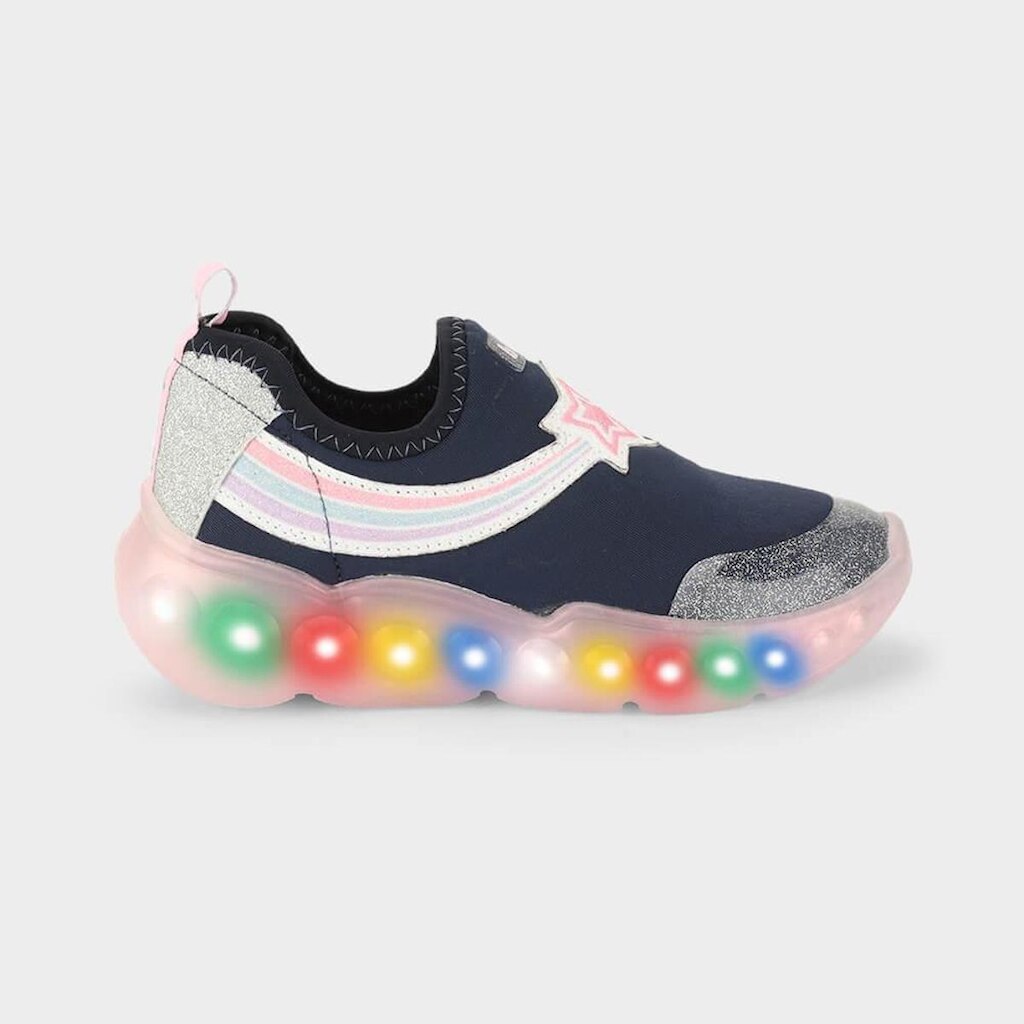 Tênis Infantil de Luz Bibi Roller Celebration Azul Marinho