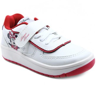 Tênis Infantil Disney Minnie Velcro Menina