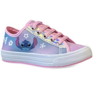 Tênis Infantil Disney Stitch Holográfico Menina