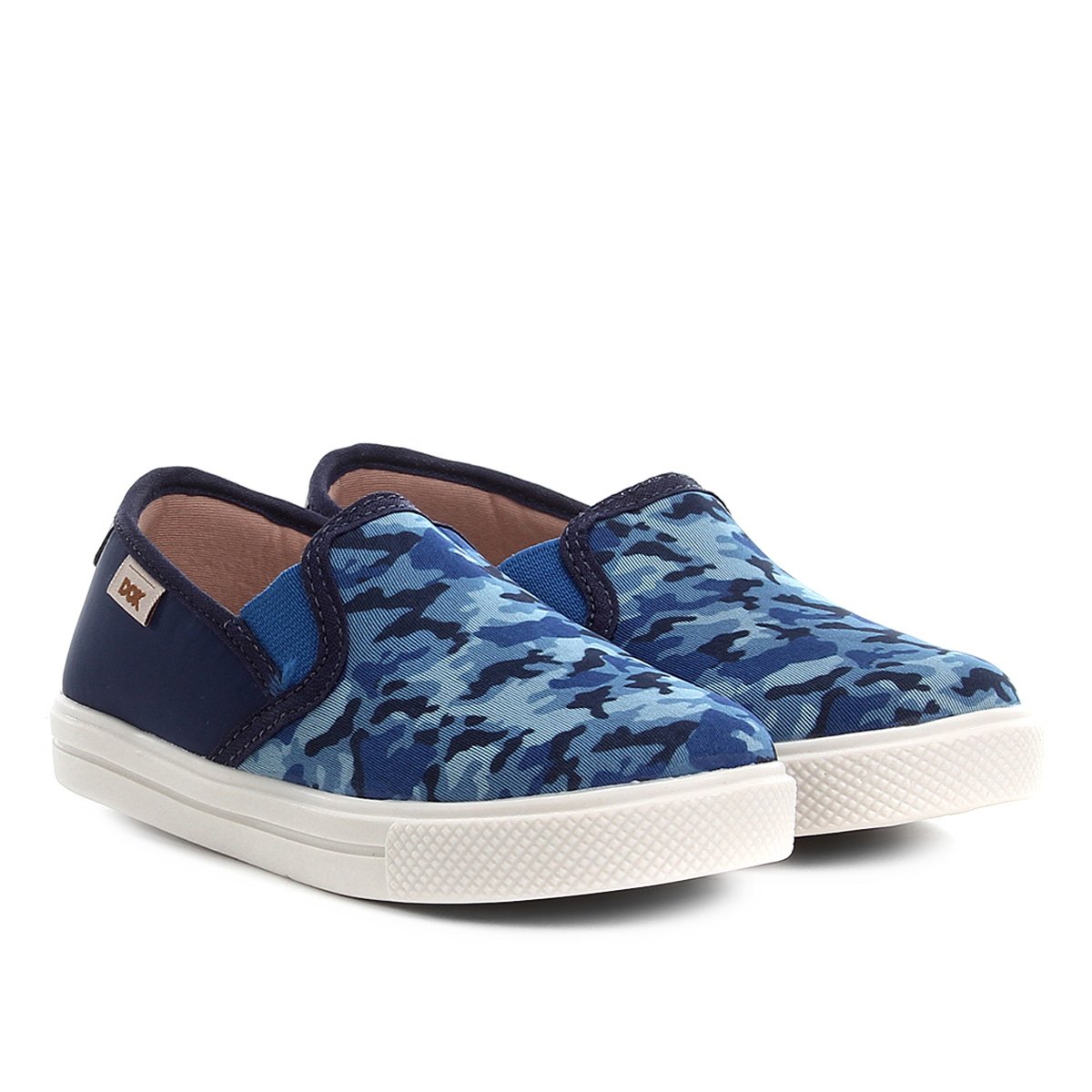 tenis camuflado azul